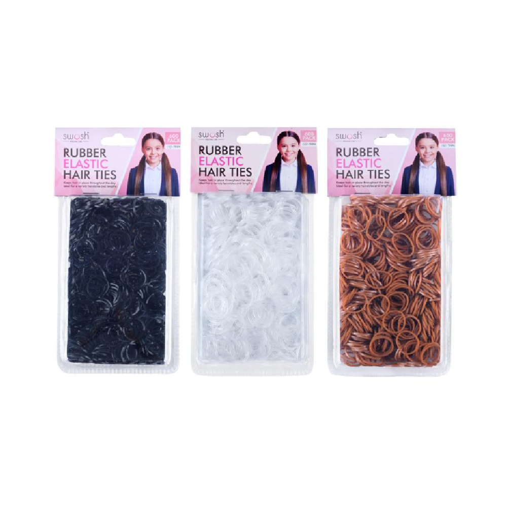 Hair Elastics, Clips & Detangling Brushes