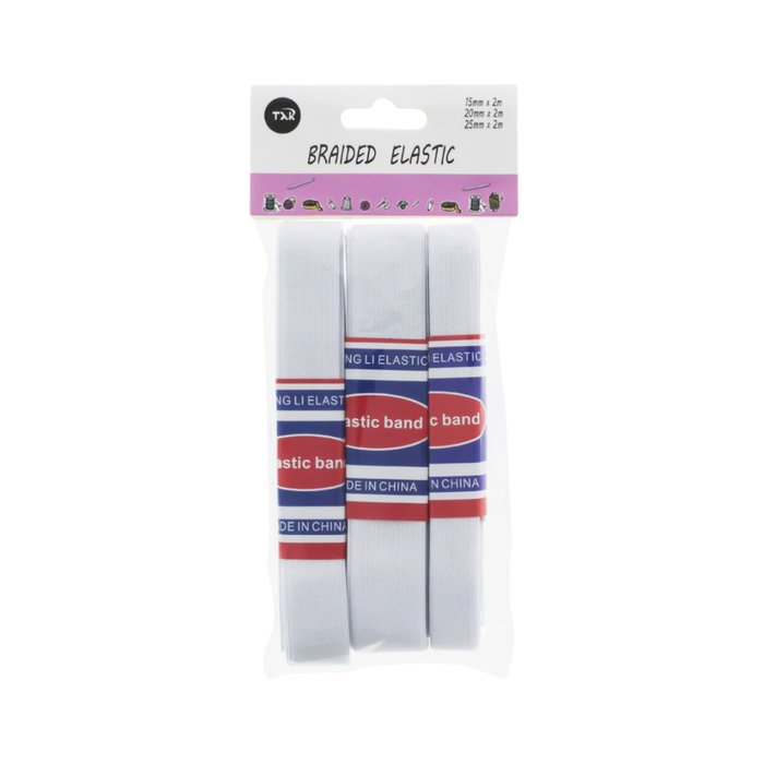 Sewing Elastic Bands - 2m - 3pcs