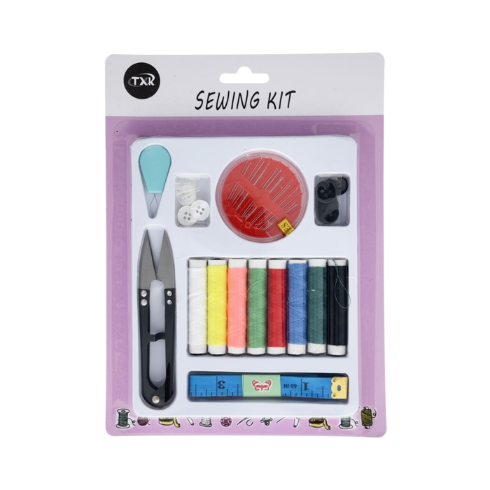 Sewing Kit - 8 Thread Colors
