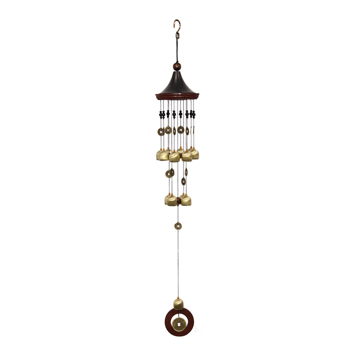 12 Bell Pavillion Wealth Wind Chime - Wind Chimes by Casaliving&nbsp;