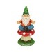 13.5cm Gnomaste Gnome on Mushroom | Gnome and Bird Figurines by Casaliving&nbsp;