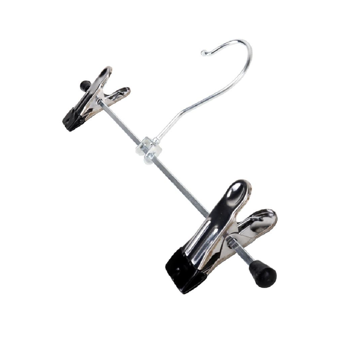 Hanger Stainless Steel With Adjustable Clips 30cm 3pk