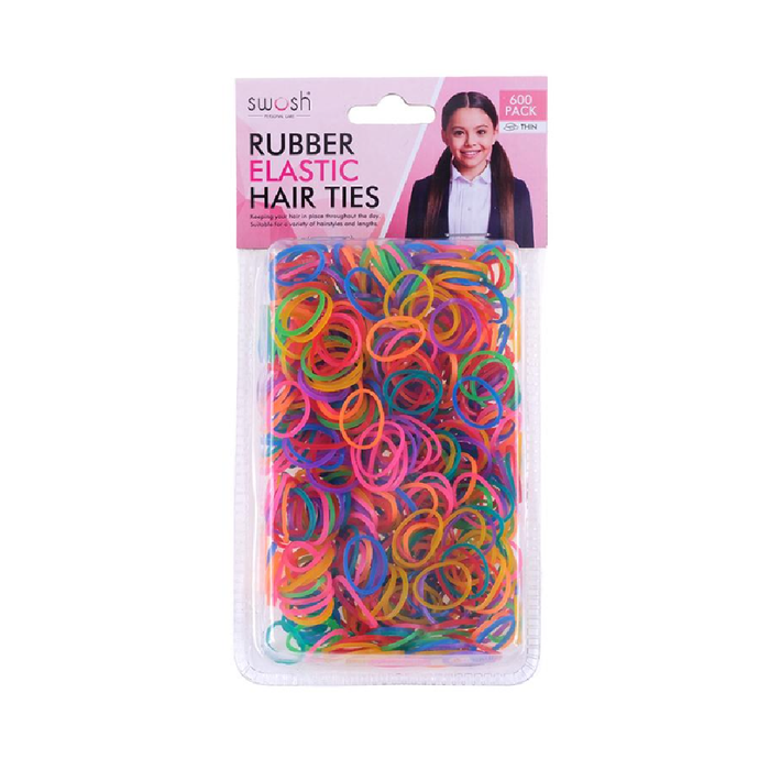 Hair Elastic Mixed Colour 600pc
