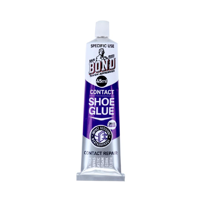 Glue Contact Adhesive Shoe Glue 45ml (Dries Clear)