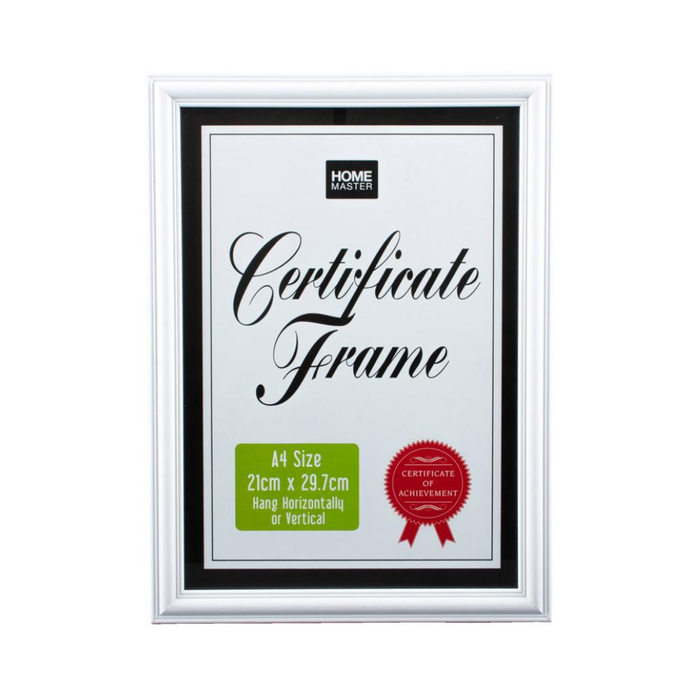 Frame Certificate A4 White 21cm x 29.7cm