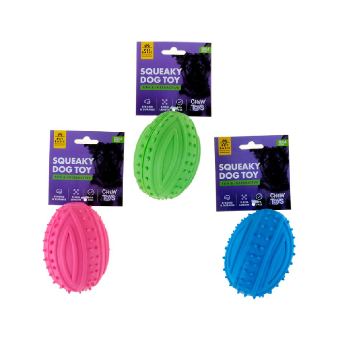 Dog Toy Ball Spikey Bite 9.5cm