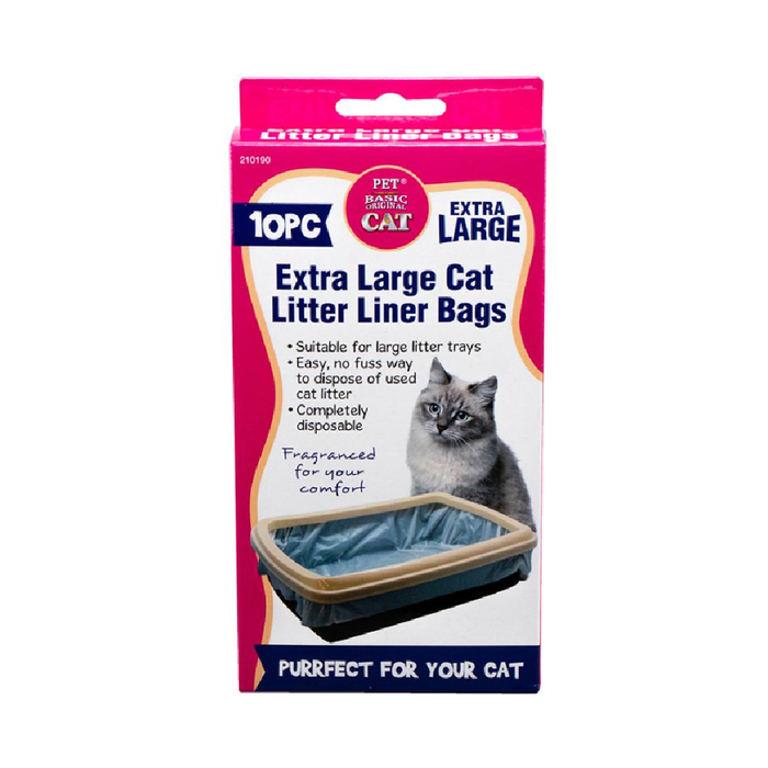 Cat Litter Liner Bags 10pc Extra Large