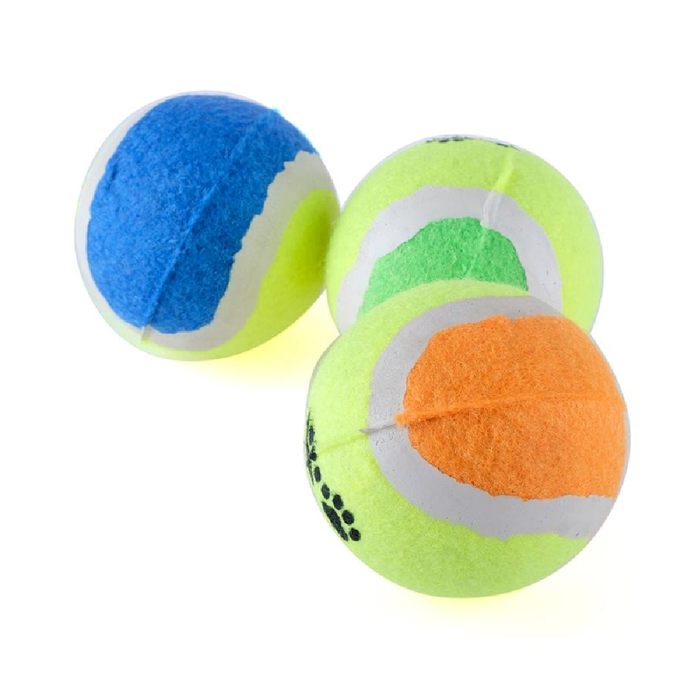 Dog Toy Tennis Pench Balls Pet 3pc
