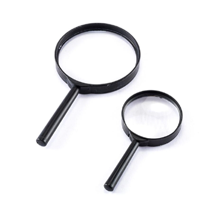 Magnifying Glasses 2pk - 1 × 90mm and 1 × 60mm