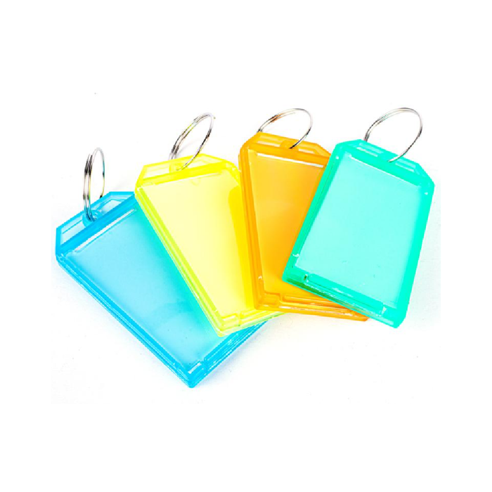 Key Tags Large Colour 6.7cm × 3.5cm 4pc
