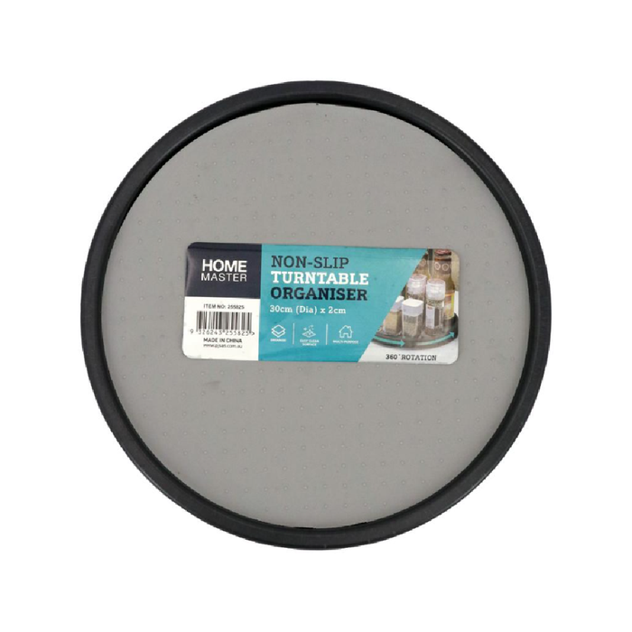 Organiser Non Slip Kitchen & Pantry Turntable Lazy Susan Ø30cm - Black