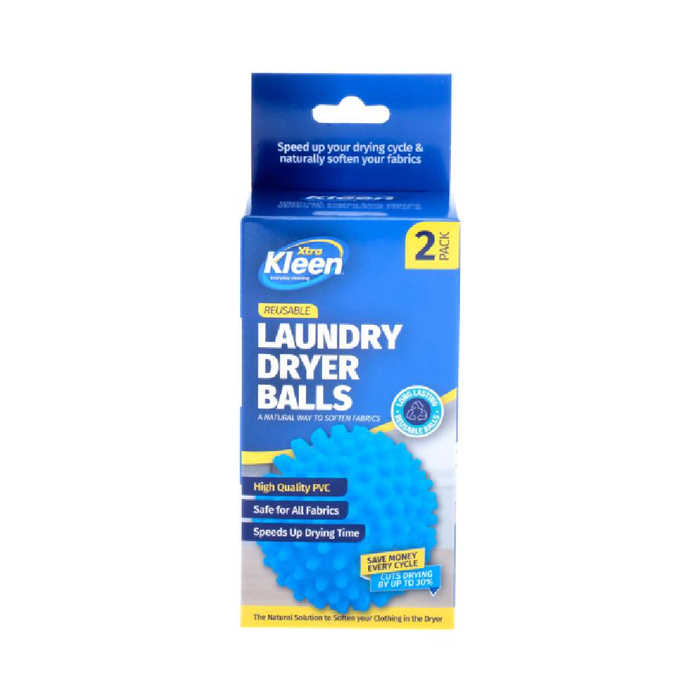 Laundry Dryer Balls 2pk - Ø6.5cm - Blue