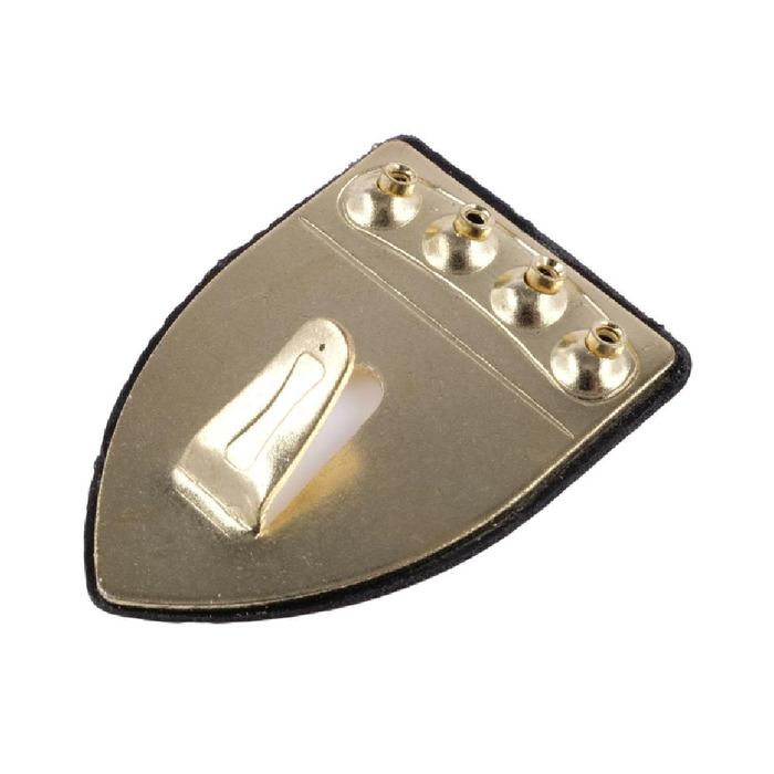 Hook Picture Brass Plated 1pc Includes 4 Nails (Holds up to 20kg in Plasterboard & 45kg in Timber Stud)