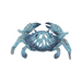27cm Blue Crab with White Coral Décor | Living room decorations by Casaliving