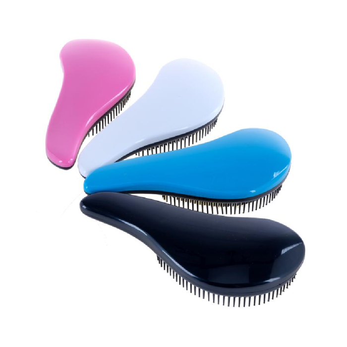 Magic Detangling Hair Brush 18.5cm (Large) - Assorted Colours: Black, White, Blue, Pink