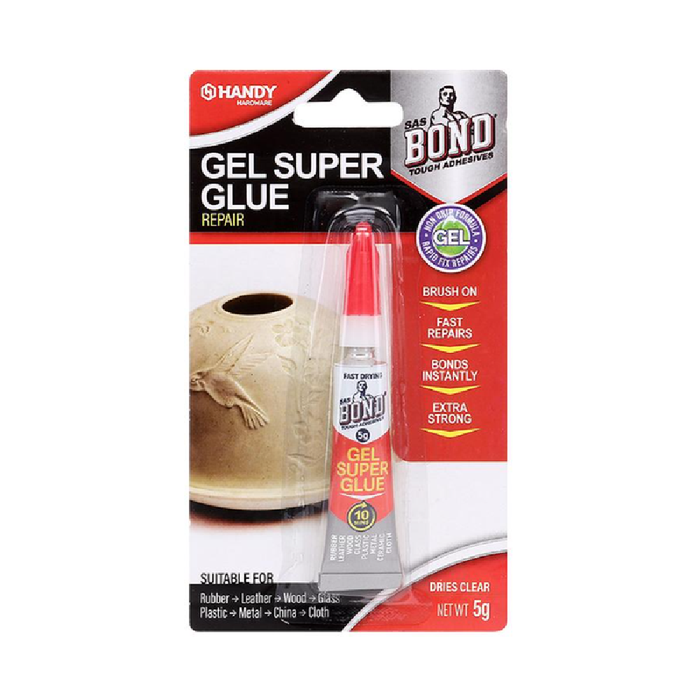 Glue Gel Super Glue 5g 1pce (Dries Clear)