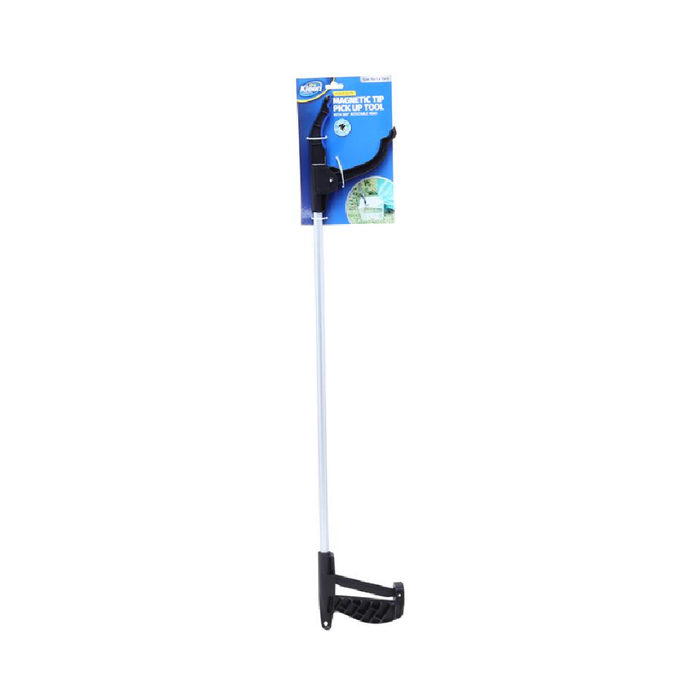 Pick Up Tool With Magnet 760mm Handle With Rotatable Head Blue