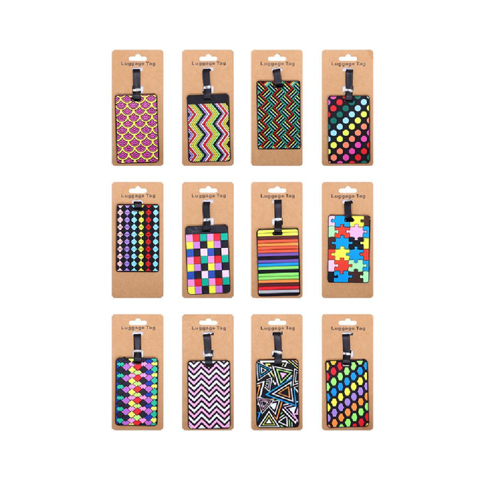 Bag Tag Mixed Designs 12 Assorted Designs