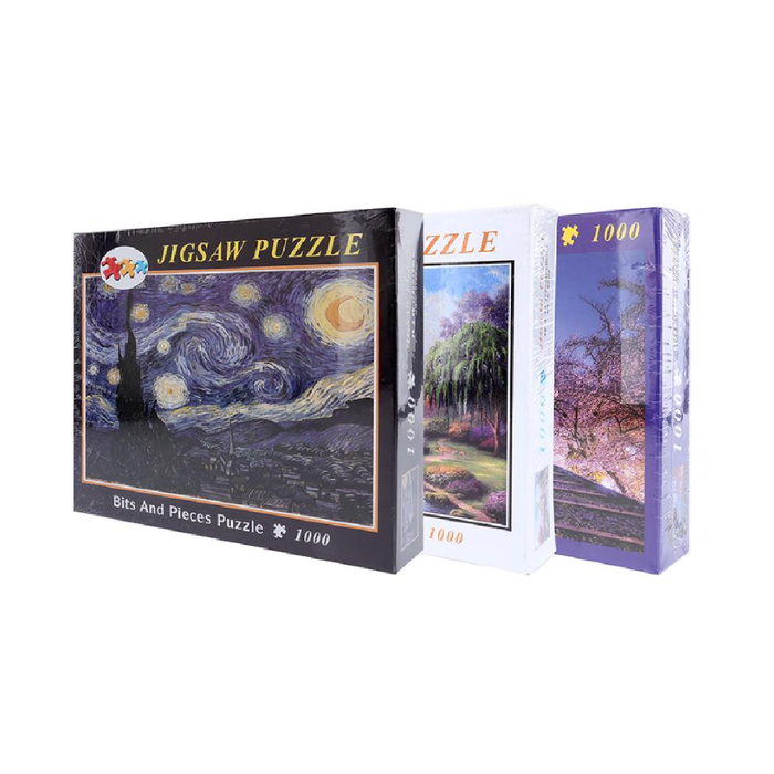 Puzzle Jigsaw 1000pc 12 Assorted Designs