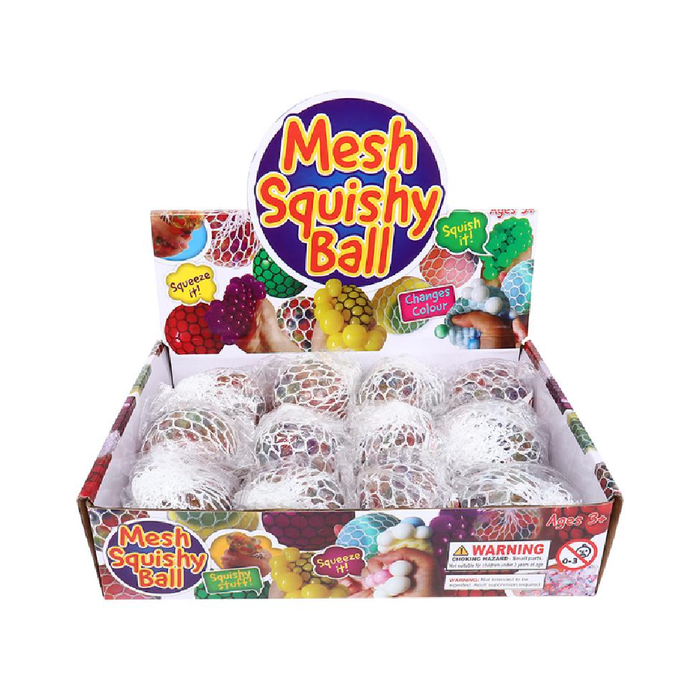 Squish Mesh Ball Multi Colour Ø7cm