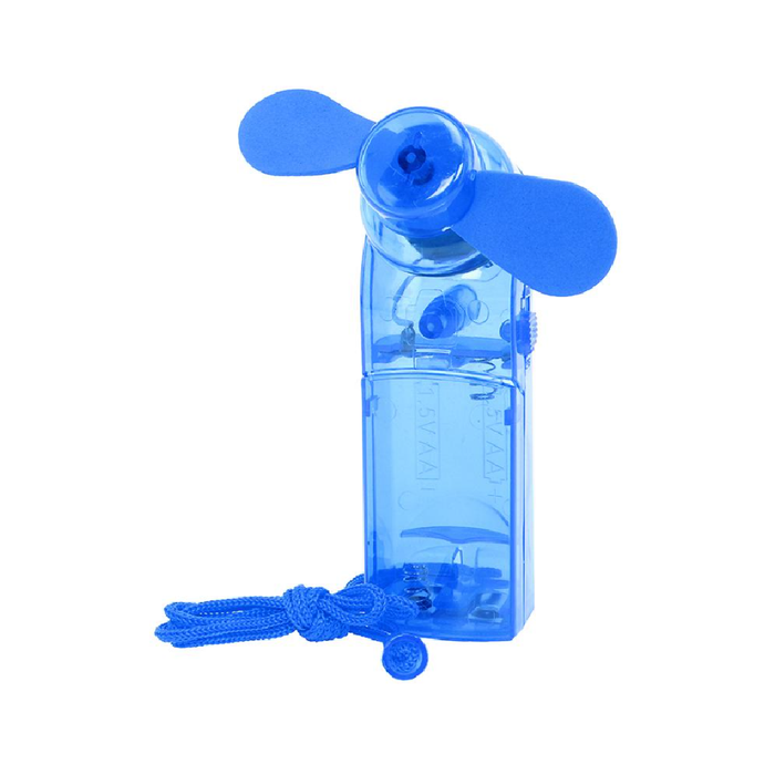 Fan Handheld With Lanyard  Battery Operated11.5cm × 6cm 2 Assorted Colours Requires: 2 × AA Batteries (Not Included)