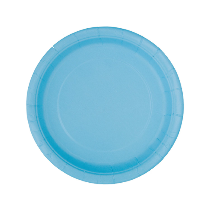 Powder Blue 8 × 18cm (7") Paper Plates