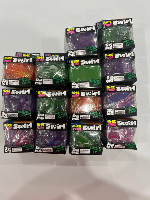 sensory squishy cube toy for kids and adults stress relief