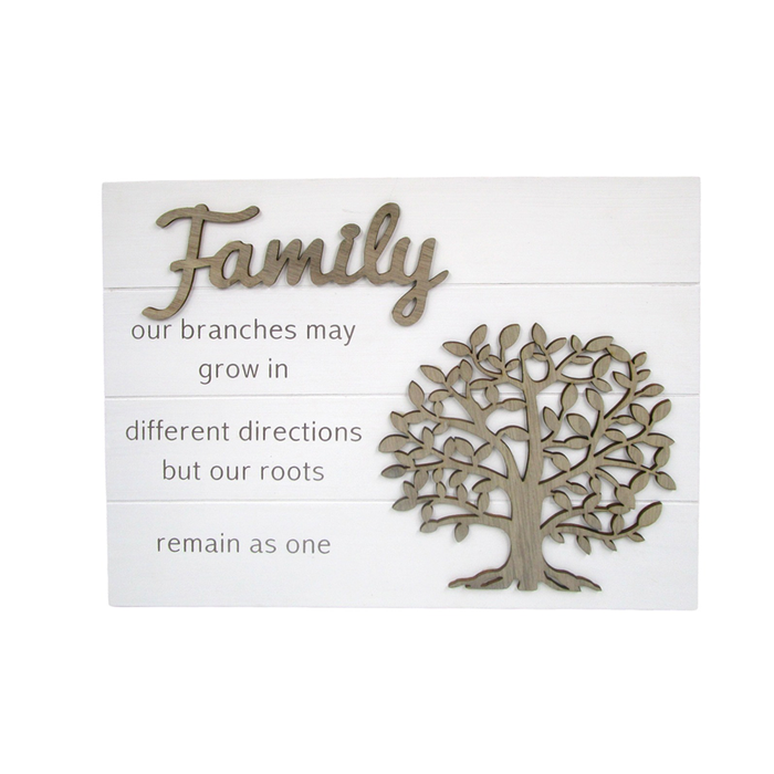 30x24cm Family with Tree of Life Wall Plaque | Living room decorations by Casaliving