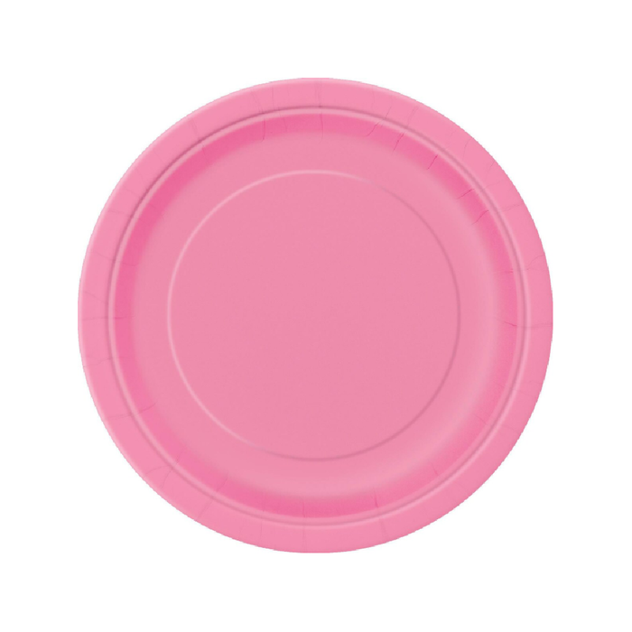 Hot Pink 8 × 23cm (9") Paper Plates