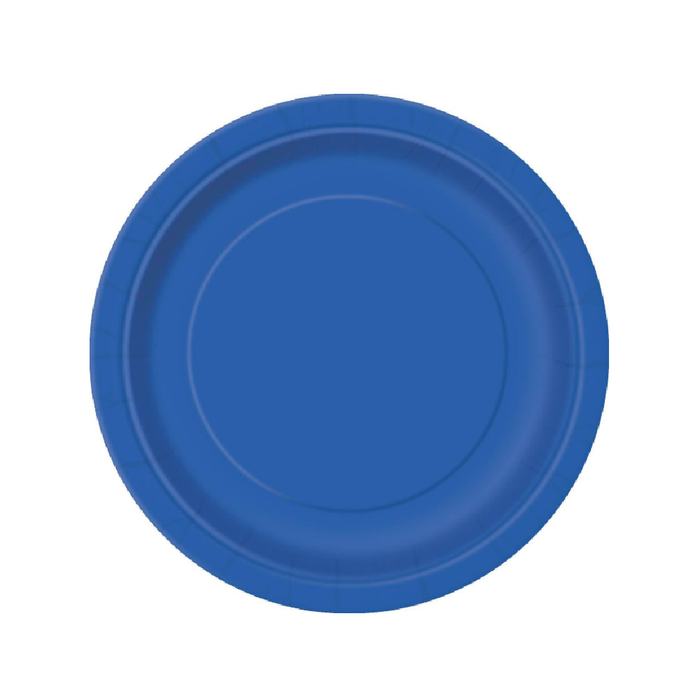 Royal Blue 8 x 23cm (9") Paper Plates