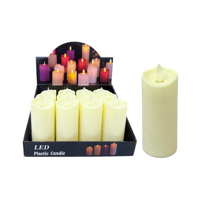 LED Swing Candle - 5 × 11 cm - Plain