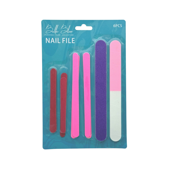 Nail File Set - 6pcs