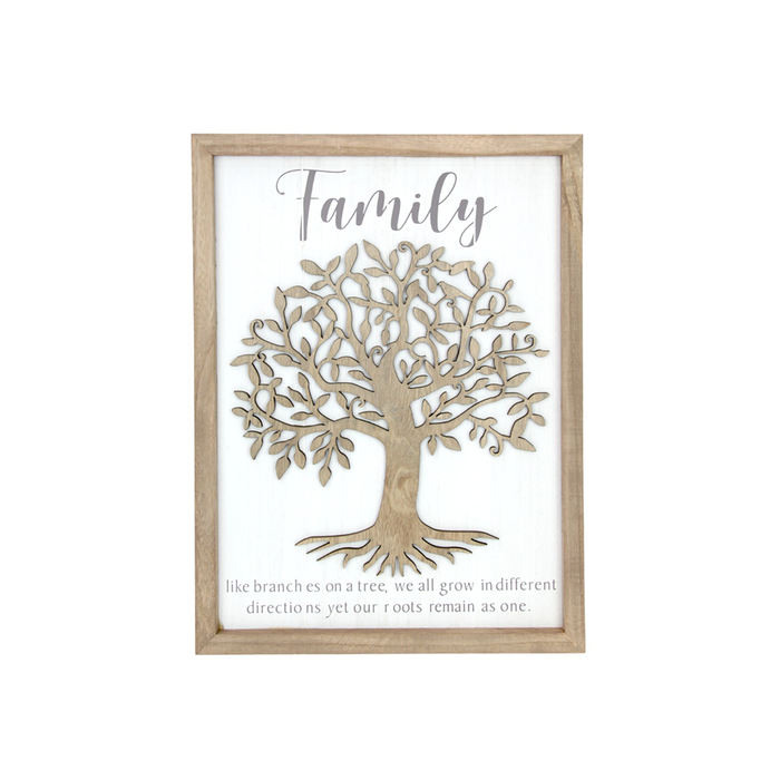 40x30cm Family Plaque with Tree of Life Design | Living room decorations by Casaliving