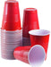 Premium heavy-duty red plastic cups for parties and events