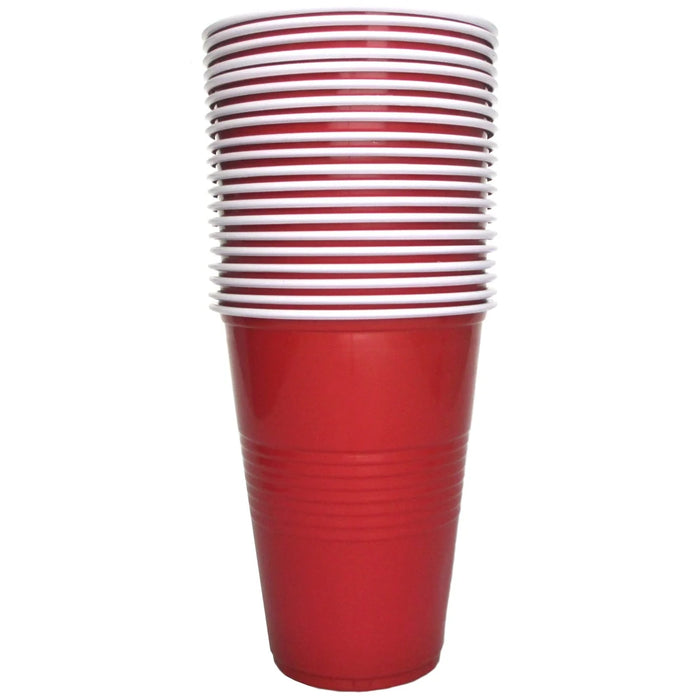 High-quality red disposable cups for Australian parties
Classic American-style red plastic cup 16oz
