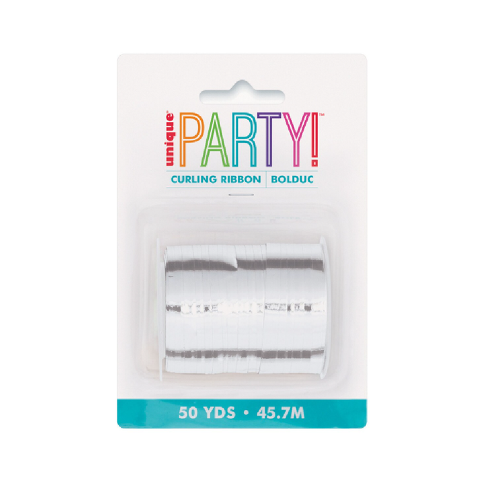 Curling Ribbon 457m (500yds) Silver