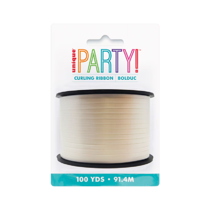 Curling Ribbon 91.4m (100yds) - Ivory