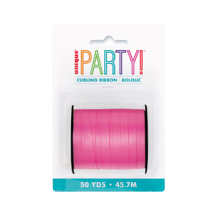 Curling Ribbon 91.4m (100yds) - Hot Pink