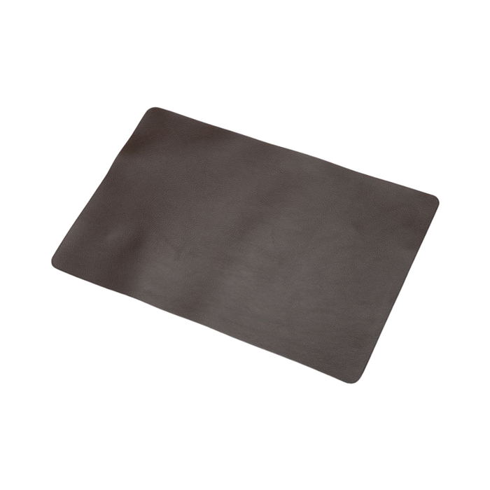 Leather Placemat (Rectangular) - Brown, 30 × 45 cm