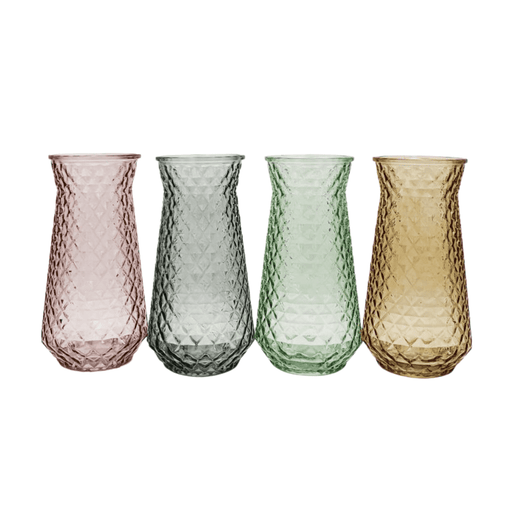 Casa Living Stained Glass Vase - 4 Assorted