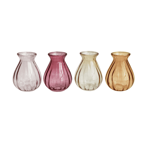 Casa Living Pastel Stained Glass Vase (4 Assorted)