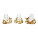 4cm White & Gold Buddha - Buddha Statues by Casaliving&nbsp;