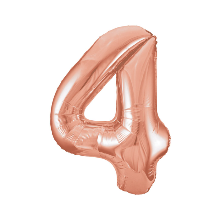 Rose Gold "8" Numeral Foil Balloon 86cm (34")