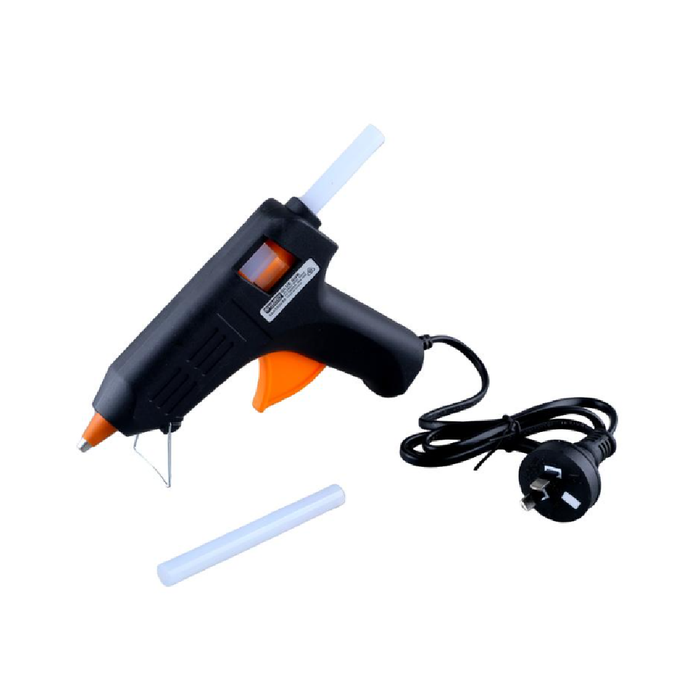 Glue Gun Black 10W (Includes 2 × Glue Clear Glue Sticks 100mm × 7mm)