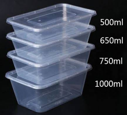 30-Pack 500ml Reusable Take Away Containers – BPA Free, Microwave & Freezer Safe – Made in Australia