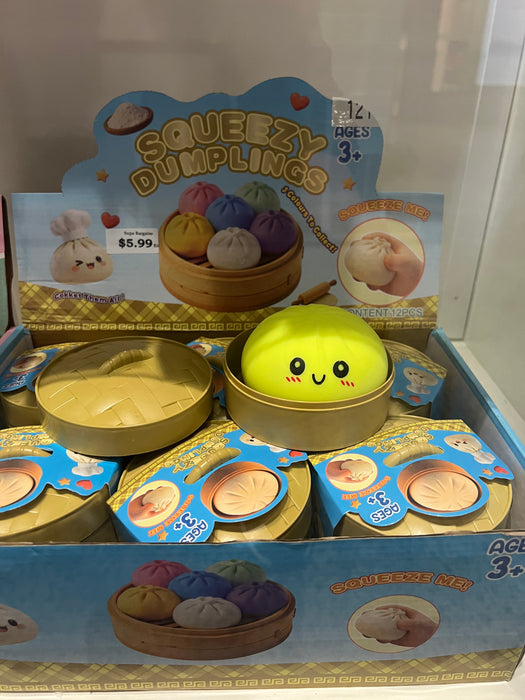 Soft squishy dumpling toy stress relief