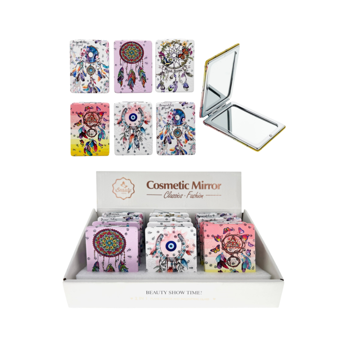 Pocket Mirror - Square - Assorted Designs