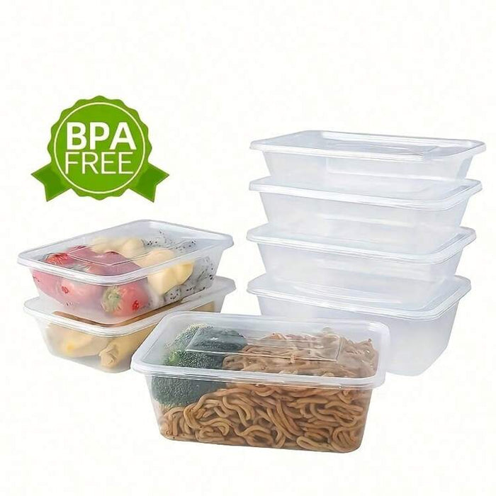 30-Pack 500ml Reusable Take Away Containers – BPA Free, Microwave & Freezer Safe – Made in Australia