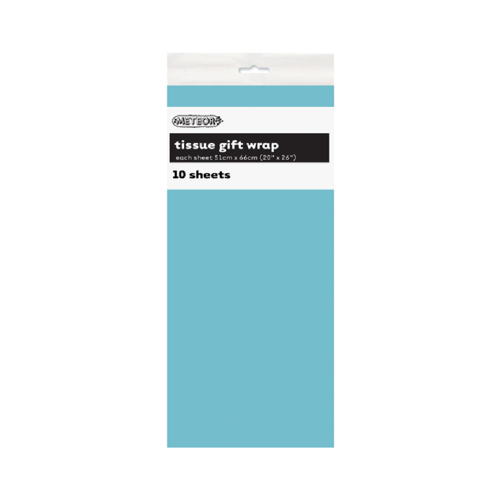 10 Gift Wrap Tissue Sheets - Powder Blue