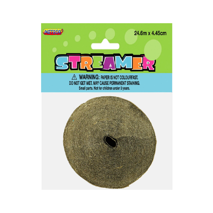 Crepe Streamer Gold 1 x 24m (81ft)